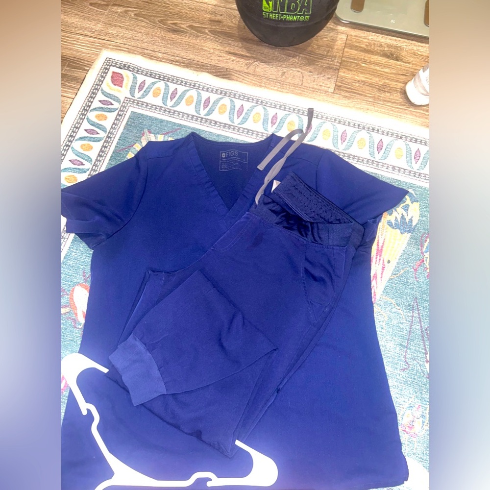 Figs Scrub Set Navy